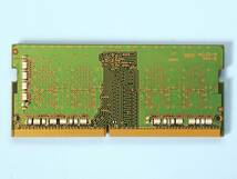 ■No.SS324-3 SAMSUNG Memory PC4-25600 DDR4-3200 4GB×1枚 DDR4-2400/2666のPC機種でも使用可能 ノートパソコン用 中古作動品 ■_画像3
