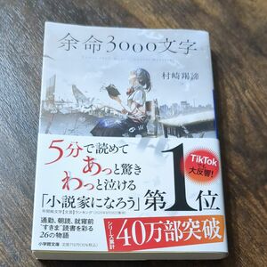 余命３０００文字 （小学館文庫　む４－１） 村崎羯諦／著