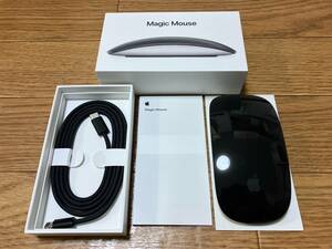 Apple Magic Mouse 3 BLACK MMMQ3J/A Multi-Touch correspondence Apple Magic mouse black 3 2 MacBook Pro Air mini M1 M2 M3 iPad