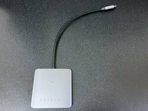 最新モデル Satechi 4ポート USB-C ハブ 高速データ転送 MacBook Pro Air iPad Pro Mac mini iMac 24インチ M1 M2 M M3