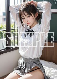 7859☆1点物【高画質】A4サイズ アートポスター グラビア アイドル コスプレ セクシー 美人 美女 美少女 モデル セクシー インテリア