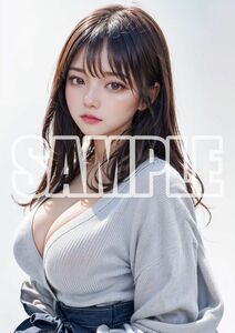 7581☆1点物【高画質】A4サイズ アートポスター グラビア アイドル コスプレ セクシー 美人 美女 美少女 モデル セクシー インテリア