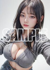 8054☆1点物【高画質】A4サイズ アートポスター グラビア アイドル コスプレ セクシー 美人 美女 美少女 モデル セクシー インテリア