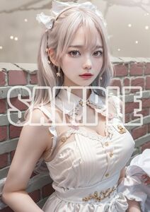 8084☆1点物【高画質】A4サイズ アートポスター グラビア アイドル コスプレ セクシー 美人 美女 美少女 モデル セクシー インテリア