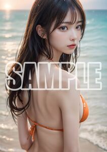 8505☆1点物【高画質】A4サイズ アートポスター グラビア アイドル コスプレ セクシー 美人 美女 美少女 モデル セクシー インテリア