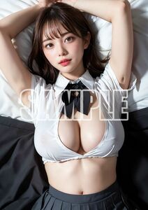 8637☆1点物【高画質】A4サイズ アートポスター グラビア アイドル コスプレ セクシー 美人 美女 美少女 モデル セクシー インテリア