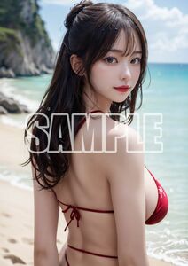 8641☆1点物【高画質】A4サイズ アートポスター グラビア アイドル コスプレ セクシー 美人 美女 美少女 モデル セクシー インテリア