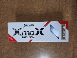 [新品・未使用]サンプルボール SAMPLE DUNLOP SRIXON ダンロップ スリクソン XmaX ゴルフボール 1スリーブ ボールカラー：ホワイト 7