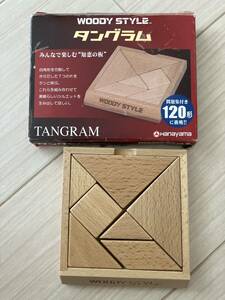  tongue gram wisdom. board Silhouette puzzle .. intellectual training toy wooden puzzle is nayama