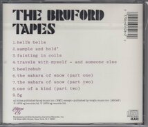 BRUFORD / BRUFORD TAPES（輸入盤CD）_画像2