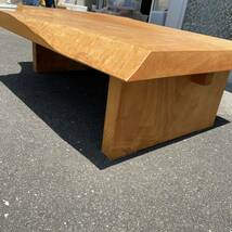 栃　トチ　一枚板　天板　ダイニング　座卓　ローテーブル　テーブル　一枚板テーブル_画像8