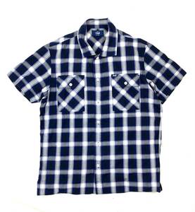 WTAPS (ダブルタップス) VATOS S/S SHIRTS.WORK.CTN.TEXTILE、チェックVATOSシャツ(S)