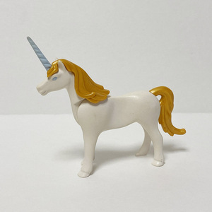 playmobil 7229 Play Mobil Unicorn один угол .Unicorn лошадь распроданный негодный номер винил пакет имеется б/у товар 