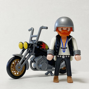 playmobil 3831 プレイモービル チョッパー・ライダー Chopper Rider バイク オートバイ 絶版 廃番 箱付き中古品