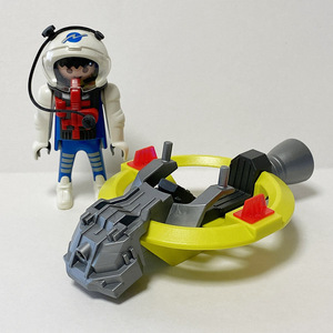 playmobil 3083 Play Mobil Space планер космонавт Astro no-tsu Space Age негодный номер с коробкой б/у товар 