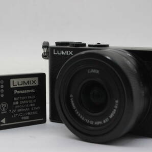 【返品保証】 パナソニック Panasonic LUMIX DMC-GM1 ブラック G Vario 12-32mm F3.5-5.6 バッテリー付き ミラーレス一眼 v666の画像1