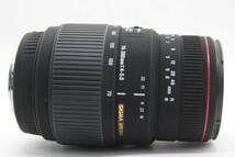 【返品保証】 【元箱付き】シグマ Sigma APO DG 70-300mm F4-5.6 前後キャップ フード ケース付き ソニーミノルタマウント レンズ v771_画像4