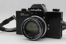【返品保証】 ミノルタ Minolta SR505 ブラック MC Rokkor-PF 55mm F1.7 ボディレンズセット v949_画像1