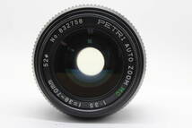 【訳あり品】 ペトリ PETRI MF-10 ブラック AUTO ZOOM MC 38-70mm F3.5 ボディレンズセット v1005_画像9