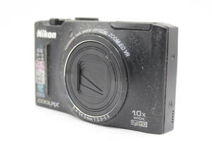 【返品保証】 ニコン Nikon Coolpix S8100 ブラック 10x コンパクトデジタルカメラ v1109