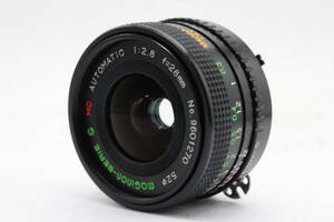 【訳あり品】 maGinon-SERIE G MC AUTOMATIC 28mm F2.8 ニコンマウント レンズ v1542