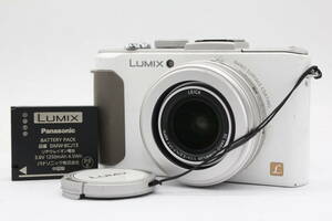 【返品保証】 パナソニック Panasonic LUMIX DMC-LX7 ホワイト バッテリー付き コンパクトデジタルカメラ v1494