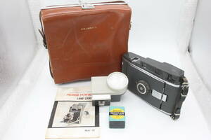 【返品保証】 ポラロイド Polaroid Pathfinder Model 120 Yashinon 127mm F4.7 Wink-Light ケース付き 蛇腹カメラ v1730