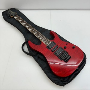 05w00041★1円~ Ibanez アイバニーズ 赤 レッド ギター エレキギター RG370 DXFM ソフトケース付き 中古品