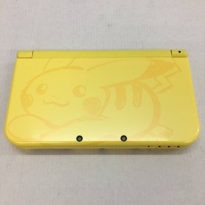 05w00203*1 jpy ~ [New 3DSLL] nintendo New Nintendo 3DSLL body only Pikachu yellow * operation defect * game hard * junk *