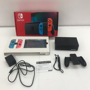 05w00631★1円~ 【Switch】 ニンテンドースイッチ HAC-001(-01) 新型 ネオンカラー ◎欠品あり◎ 動作確認済み 中古品