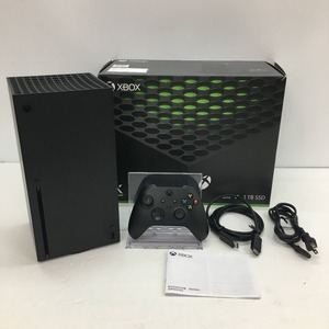 05w00219*1 jpy ~ [XBOX] Microsoft XBOX Series X 1TB body * electrification verification settled * game hard * secondhand goods *