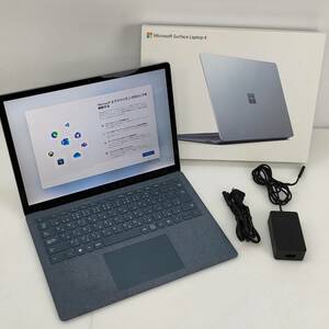 No.5586*1 иен ~[Microsoft] Microsoft Surface Laptop 4 ice blue 13.5 type /Windows11 Home /intel Core i5 512GB б/у товар 