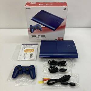 No.5710 ★1円～【PS3】PlayStation3 本体 CECH-4000B 250GB アズライト・ブルー [動作確認済] ◎中古品◎