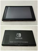 No.5766 ★1円～【Nintendo Switch】スイッチ グレー 本体 動作確認済 中古品_画像4