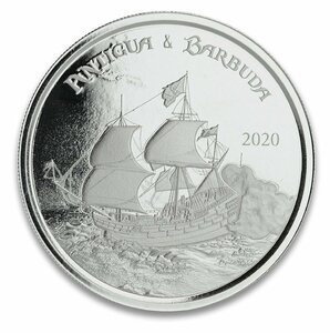 [ written guarantee * capsule with a self-starter ] 2020 year ( new goods ) anti ga& bar b-da[ Pirates * sea . boat * rum ] original silver 1 ounce silver coin 