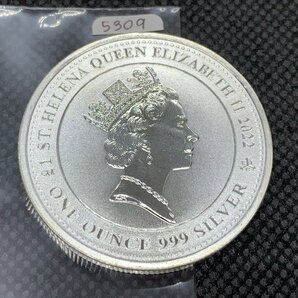 31.1グラム 2022年 (新品) セントヘレナ「ペガサス」純銀 1オンス 銀貨の画像2