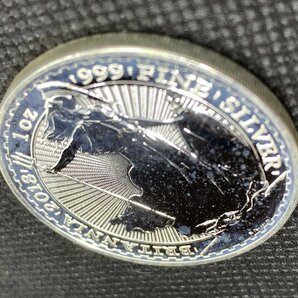 31.1グラム 2018年 (新品) イギリス「ブリタニア」純銀 1オンス 銀貨の画像5