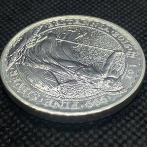 31.1グラム 2016年 (新品) イギリス「ブリタニア」純銀 1オンス 銀貨の画像3