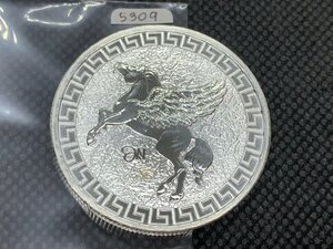 31.1グラム 2022年 (新品) セントヘレナ「ペガサス」純銀 1オンス 銀貨