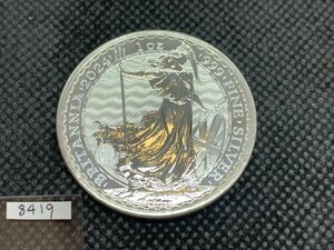 31.1グラム 2024年 (新品) イギリス「ブリタニア」純銀 1オンス 銀貨 (チャールズ3世)