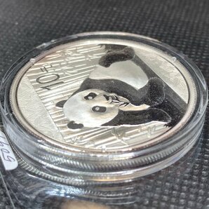 31.1グラム 2015年 (新品) 中国「パンダ」純銀 1オンス 銀貨の画像5