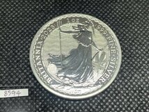 31.1グラム 2023年 (新品) イギリス「ブリタニア」純銀 1オンス 銀貨 (エリザベス2世)_画像1