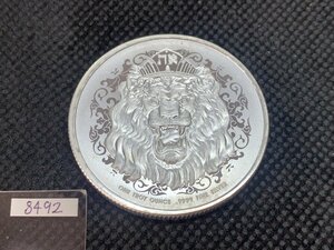 31.1 グラム 2021年 (新品) ニウエ「とどろく・ユダのライオン」純銀 1 オンス 銀貨