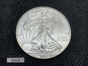 31.1 грамм 2020 год ( новый товар ) America [ Eagle *uo- King Liberty ] оригинальный серебряный 1 унция серебряная монета 
