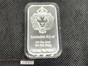 31.1 gram ( new goods ) America skotsu Dale mint original silver 1 ounce bar silver coin 