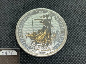 31.1 gram 2024 year ( new goods ) England [ Britannia ] original silver 1 ounce silver coin ( Charles 3.)