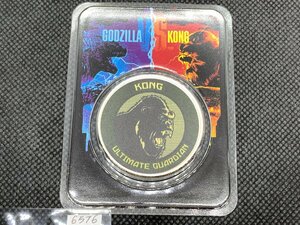 31.1 gram 2021 year ( new goods )niue Godzilla VS navy blue g:[ navy blue g] original silver 1 on scalar silver coin 