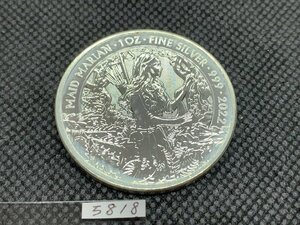 31.1 gram 2022 year ( new goods ) England [ myth . legend *meidoma Lien ] original silver 1 ounce silver coin 