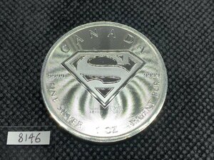 31.1 グラム 2016年 (新品) カナダ「 スーパーマン 」 純銀 1オンス 銀貨