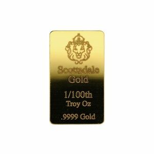 [ written guarantee attaching .] ( new goods ) America original gold 1/100 ounce original gold in goto bar 
